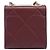 Chanel Trendy CC Clutch mit Kette aus gestepptem Lammleder Small Bordeaux - Ansicht 2