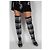 Autre Marque The Coat Grey Check Wool Blend Over-the-Knee Boots Black White - view 2