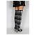 Autre Marque The Coat Grey Check Wool Blend Over-the-Knee Boots Black White - view 4