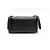 Céline Mala Satchel com fecho e cinto em pele com tachas e tela Small Celine Preto - vista 5