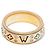 Autre Marque Anello Wellendorff Flieder in oro giallo 18K diamanti e smalto Bianco Rosso D'oro Verde - vista 2