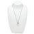 Hermès Colar Hermes Amulette H Confetti Prata - vista 2
