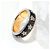 Anello Wellendorff Schwarze Seide Aubergine Oro Giallo 750 Brillanti Nero Bianco D'oro - vista 3