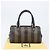 Pequin Borsa a mano FENDI Pecan Canvas PVC Nero Marrone Auth 204451V - vista 12