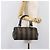 Pequin Borsa a mano FENDI Pecan Canvas PVC Nero Marrone Auth 204451V - vista 26