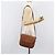 Borsa a tracolla Burberrys in pelle marrone tono oro Auth 204636 - vista 24