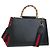 Borsa a mano GUCCI Bamboo Sherry Line in pelle 2way Nero Oro 453764 Auth 203194V D'oro