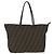 Borsa Tote FENDI Zucca Canvas Nero Marrone Auth 201522 - vista 13
