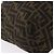 Borsa Tote FENDI Zucca Canvas Nero Marrone Auth 201522 - vista 19