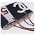 Borsa a Tracolla Tote con Catena CHANEL Choco Bar Canvas Navy Silver CC Auth 205836A Argento Blu navy - vista 14