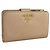 Saffiano Cartera bifold PRADA de piel Safiano Gold Auth 205174A Dorado