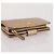 Saffiano Cartera bifold PRADA de piel Safiano Gold Auth 205174A Dorado - vista 8