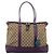 Borsa Tote GUCCI GG Canvas Beige Gold 282325 Auth 204828 D'oro - vista 13