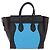 Céline Borsa a mano CELINE Luggage Mini Shopper in pelle Blu Turchese Auth LN125SAM - vista 2