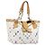 Borsa Tote LOUIS VUITTON Monogram Multicolor Annie GM White M40303 LV Auth 203647 Bianco