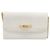 Bolsa de Ombro com Corrente GUCCI em Couro Branco Ouro Auth 204318 Dourado - vista 13