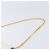 Bolsa de Ombro com Corrente GUCCI em Couro Branco Ouro Auth 204318 Dourado - vista 14