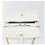 Bolsa de Ombro com Corrente GUCCI em Couro Branco Ouro Auth 204318 Dourado - vista 21