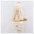 Bolsa de Ombro com Corrente GUCCI em Couro Branco Ouro Auth 204318 Dourado - vista 28