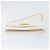 Bolsa de Ombro com Corrente GUCCI em Couro Branco Ouro Auth 204318 Dourado - vista 5
