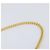 Bolsa de Ombro com Corrente GUCCI em Couro Branco Ouro Auth 204318 Dourado - vista 8