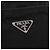 Borsa a Tracolla PRADA Nylon Nero Argento Auth 200013A - vista 22