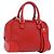 Borsa a mano LOEWE in pelle 2way rossa tono oro Auth ka6204V Rosso