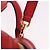 Borsa a mano LOEWE in pelle 2way rossa tono oro Auth ka6204V Rosso - vista 20
