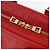 Borsa a mano LOEWE in pelle 2way rossa tono oro Auth ka6204V Rosso - vista 28