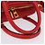Borsa a mano LOEWE in pelle 2way rossa tono oro Auth ka6204V Rosso - vista 7