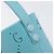 Borsa per bambini GUCCI in gomma Turquoise Blue 723051 Auth 202697M Turchese - vista 18