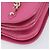 Borsa a Tracolla con Catena Jimmy Choo Pelle Rosa Tono Oro Auth 204657A - vista 15