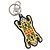 LOUIS VUITTON LV MADE Porte Cles Tiger Charm Leather Yellow MP3221 Auth ar14222M Silber Gelb