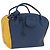 Borsa a mano LOUIS VUITTON Miralis Haute Maroquinerie Pelle Blu LV Auth bs36904