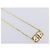 Collar GIVENCHY Metal Set de 4 Tono Dorado Auth SW2857 - vista 9