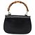 Borsa a mano GUCCI Bamboo in pelle nera e oro 000 1364 0633 Auth 201509A Nero D'oro - vista 2