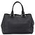 Bolsa PRADA em couro 2way Preta Dourada BN2793 Auth am12660V Preto Dourado - vista 2