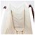 Borsa a mano CHANEL COCO Mark Wood Pelle Caviar White Gold CC Auth 201487V Bianco D'oro - vista 20