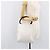 Borsa a mano CHANEL COCO Mark Wood Pelle Caviar White Gold CC Auth 201487V Bianco D'oro - vista 23