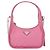 Bolsa de mão PRADA Nylon Pink Silver Auth 204035V Prata Rosa - vista 13