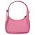Bolsa de mão PRADA Nylon Pink Silver Auth 204035V Prata Rosa - vista 2