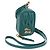 Miu Miu Matelasse Neck Mini Pouch Leather Green Gold Tone Auth 167613M Verde