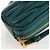 Miu Miu Matelasse Neck Mini Pouch Leather Green Gold Tone Auth 167613M Verde - vista 19