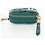 Miu Miu Matelasse Neck Mini Pouch Leather Green Gold Tone Auth 167613M Verde - vista 3
