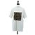 Camiseta de manga corta Coach Signature de algodón XS Blanco Auth 203738M