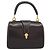 Bolsa de mão GUCCI em couro marrom e dourado Auth LN133V - vista 13