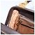 Bolsa de mão GUCCI em couro marrom e dourado Auth LN133V - vista 21