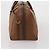 Borsa Boston Burberrys in pelle marrone tono oro Auth 201252A - vista 4