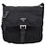 Bolso de Hombro PRADA Nylon Black Silver Auth ki6826 Negro Plata - vista 13