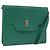 Autre Marque Borsa a tracolla SAINT LAURENT in pelle verde tono oro Auth 203497